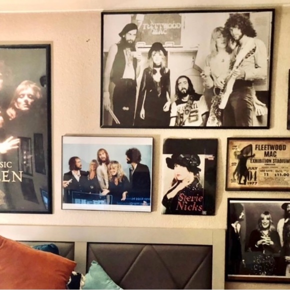 STEVIE NICKS FLEETWOOD MAC 8X10 FRAMED CONCERT PHOTO 1970s - Picture 4 of 8
